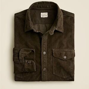 J. Crew Men’s Garment Dyed Corduroy Shirt